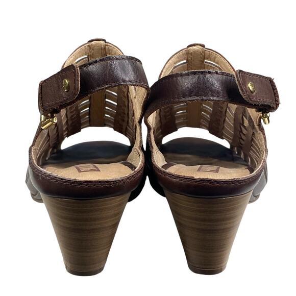 Pikolinos Women's Java Brown Gladiator Slingback Sandal Size US 7.5/8 - Picture 8 of 13